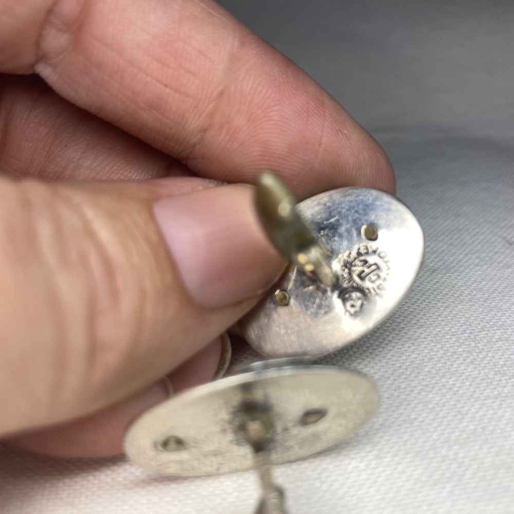 Solid Sterling Silver, Taxco Deer, Crushed Stone … - image 5